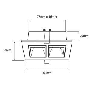 Empotrado Smart 6YDLED3162MVBTCW Lucida II Smart