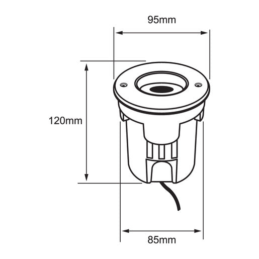 Empotrado Exterior 7HLED654DC30S Canopus