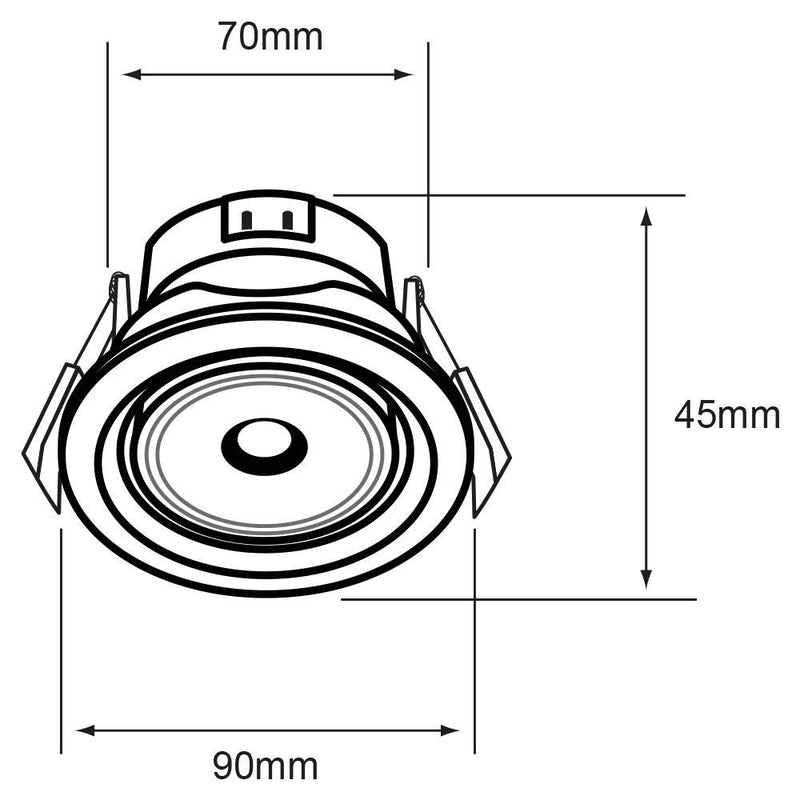 Empotrado Interior 7YDLED155MV30D Regulus