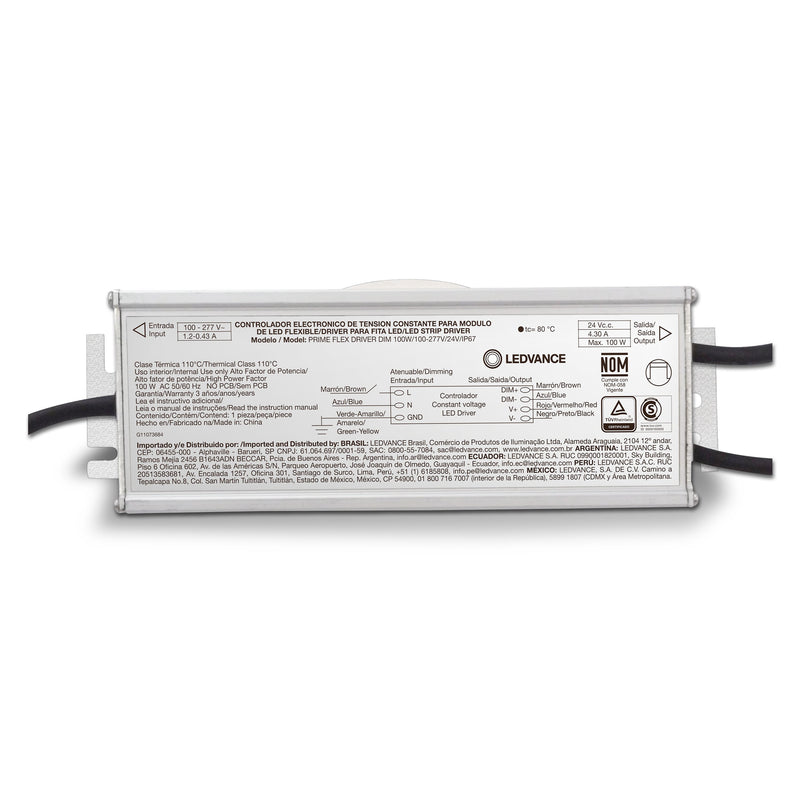 Accesorios Varios Modelo 80042 Prime Flex Driver Dim 100w/Unv/24v/Ip67 Proveedor Ledvance Osram