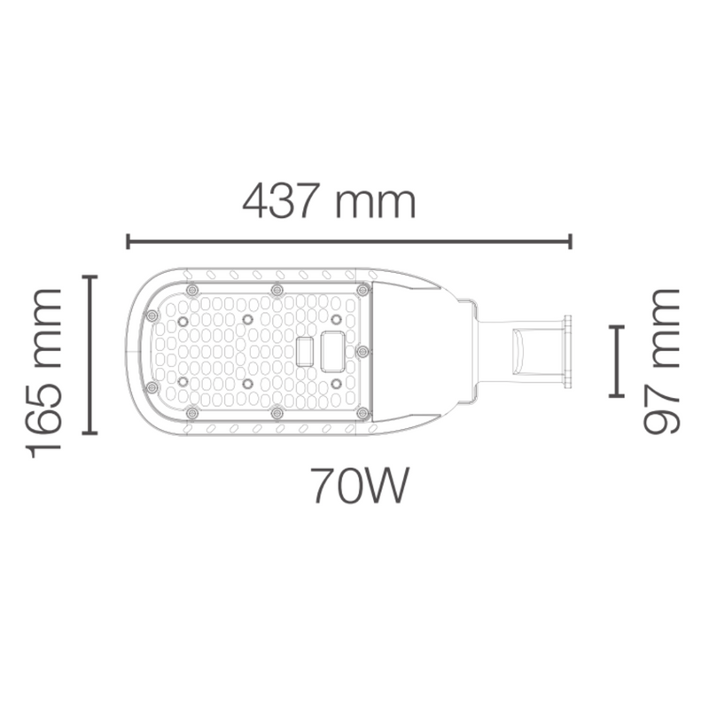 Poste / Cabeza de Poste con Fotocelda Modelo 80336 Ledvance Arealight Photocell 70W 4000 K Proveedor Ledvance Osram