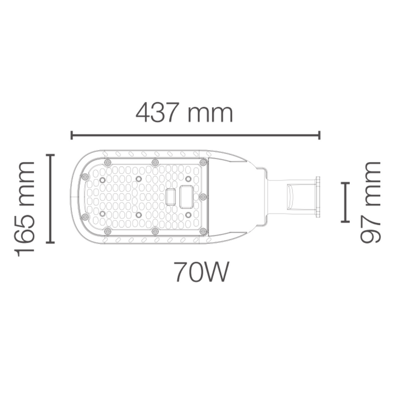 Poste / Cabeza de Poste con Fotocelda Modelo 80339 Ledvance Arealight Photocell 70W 6500 K Proveedor Ledvance Osram