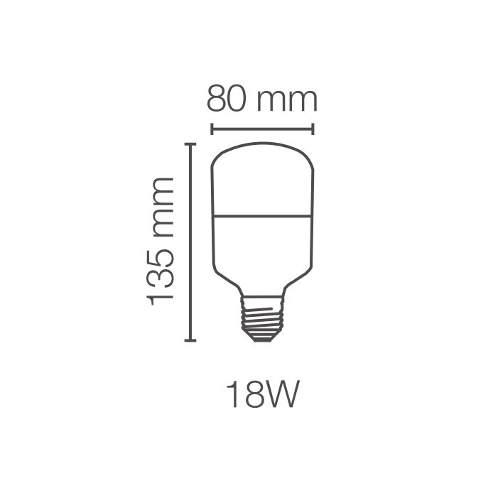 Foco Led Modelo 80579 Led High Wattage Eco 18W 6500 K 120V Proveedor Ledvance Osram