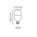 Foco Led Modelo 80581 Led High Wattage Eco 36W 6500 K 120V Proveedor Ledvance Osram