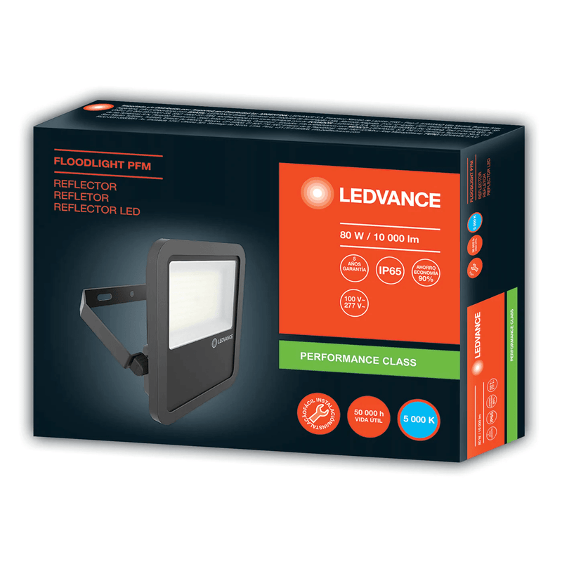 Reflector Exterior Modelo 80650 Ledvance Floodlight Performance 80W 5000 K Bk Proveedor Ledvance Osram