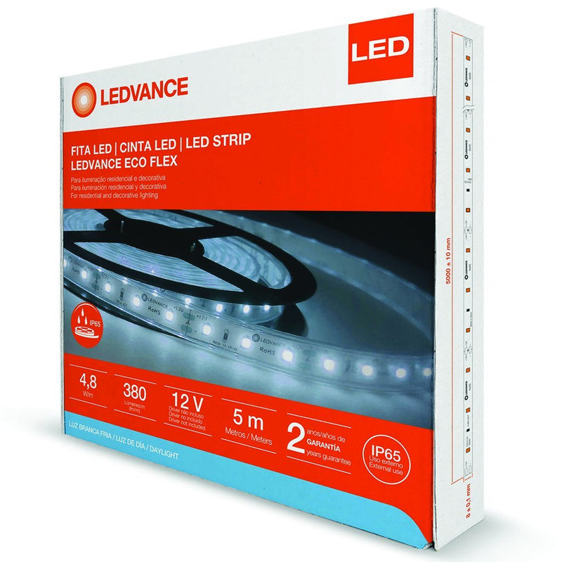 Tira Led Modelo 86239 Led Ecoflex 4,8w/865 12v Ip65 380lm/M 5m Proveedor Ledvance Osram