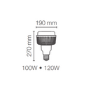 Foco Led Modelo 86295 Led High Wattage E40 Superstar 100W 6500 K Proveedor Ledvance Osram