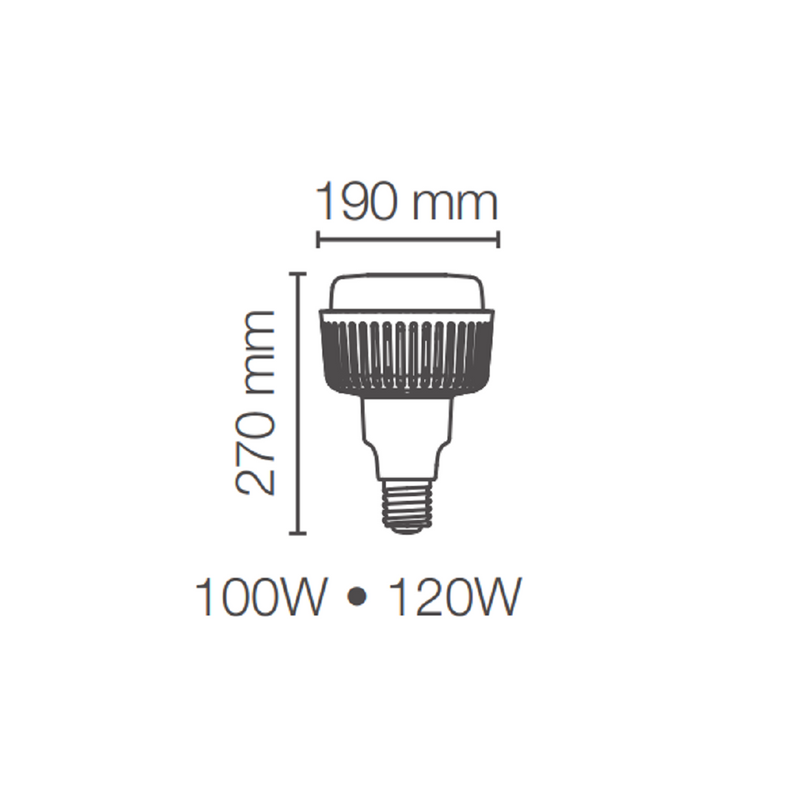 Foco Led Modelo 86296 Led High Wattage E40 Superstar 120W 6500 K Proveedor Ledvance Osram