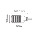 Poste / Cabeza de Poste Modelo 86426 Ledvance Sky 120W 5000 K Proveedor Ledvance Osram