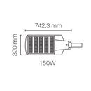 Poste / Cabeza de Poste Modelo 86427 Ledvance Sky 150W 5000 K Proveedor Ledvance Osram