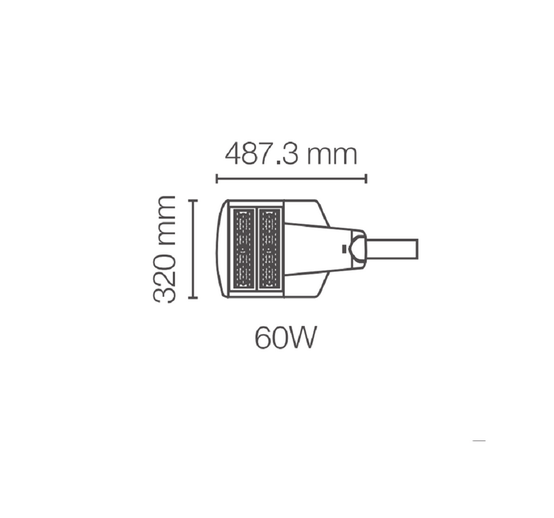 Poste / Cabeza de Poste Modelo 86516 Ledvance Sky 60W 5000 K Proveedor Ledvance Osram