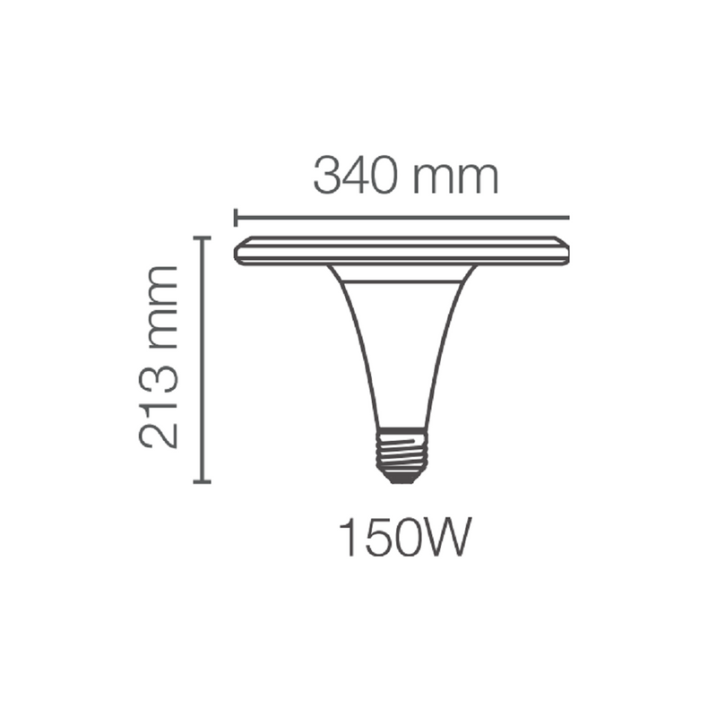 Foco Led Modelo 88151 Led Ho Ufo E40 Superstar 150W 6500 K 18000lm Proveedor Ledvance Osram