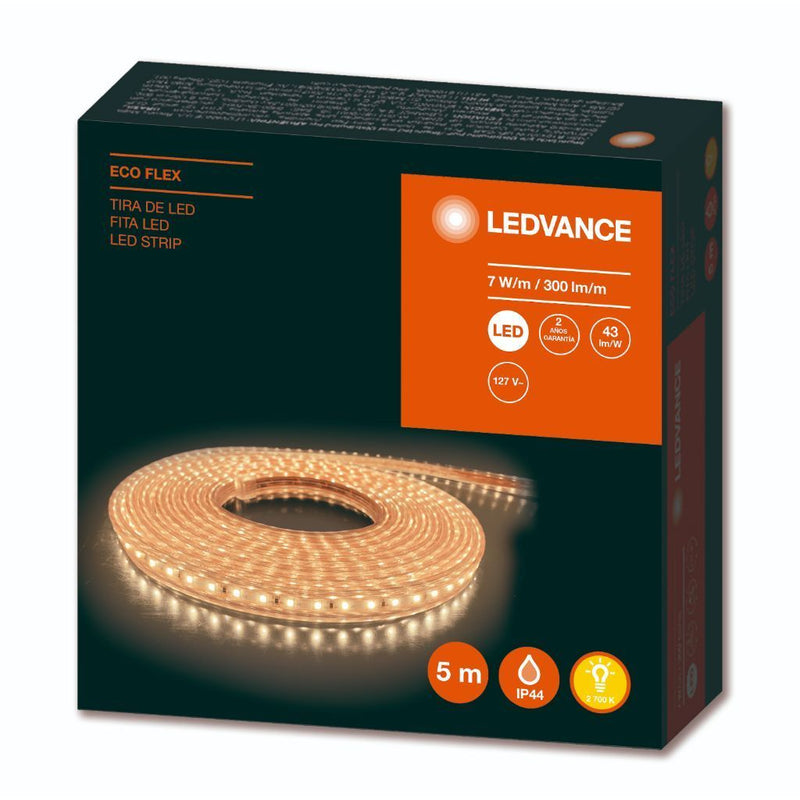 Tira Led Modelo 88217 Eco Flex 5 Metros 7w/827 Ip44 300lm/M Proveedor Ledvance Osram