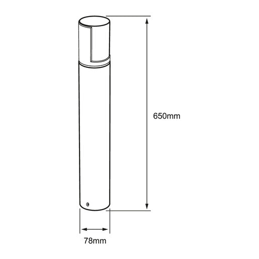 Mini Poste Exterior 8HLED1168V30G Jano