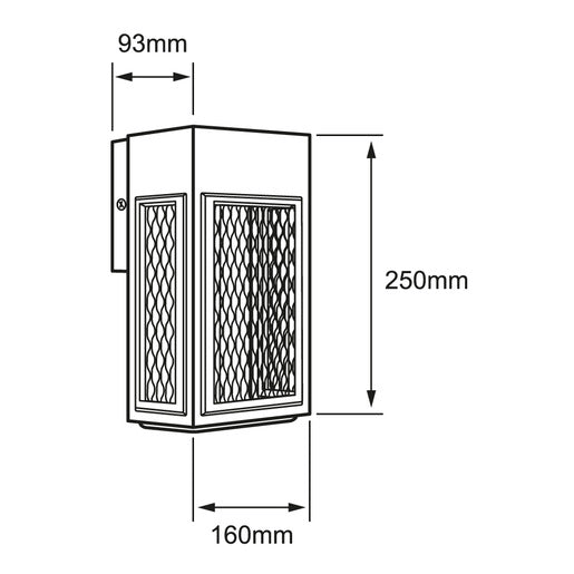 Pared Exterior 8HLED208V30N Calisto