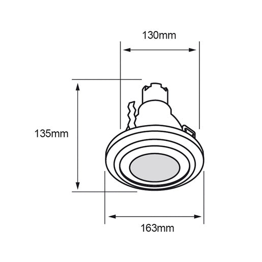 Empotrado Interior 8YDLED1500EPMV30B Olmo