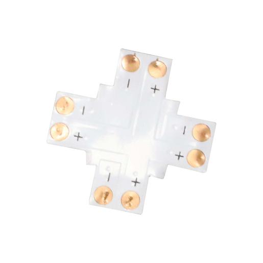 AC6037B Conector para unir Tiras LED, Strip Lines, Uso Interior, Color Blanco