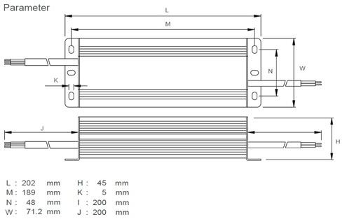 AC7100S Controlador Electrónico para Tiras LED 100 W