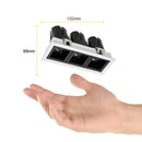 Luminaria de Empotrar en Techo Comercial CO1057BBCB Construlita