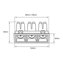 Luminaria de Empotrar en Techo Comercial CO1057BBCB Construlita