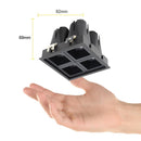 Luminaria de Empotrar en Techo Comercial CO1058NBCB Construlita