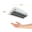 Luminaria de Empotrar en Techo Comercial CO1084BBCA Construlita