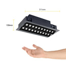 Luminaria de Empotrar en Techo Comercial CO1084NBCA Construlita