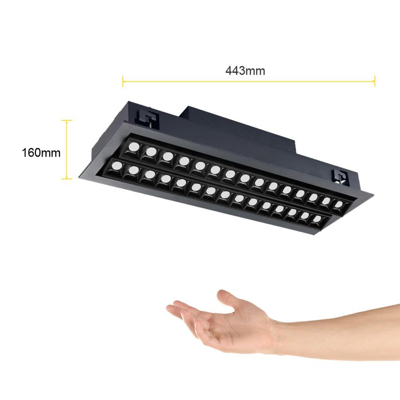 Luminaria de Empotrar en Techo Comercial CO1085NBCA Construlita