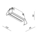 Luminaria de Empotrar en Techo Comercial CO1086BBCA Construlita