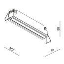 Luminaria de Empotrar en Techo Comercial CO1087BBCA Construlita