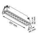 Luminaria de Empotrar en Techo Comercial CO1094BBCA Construlita