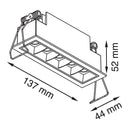 Luminaria de Empotrar en Techo Comercial CO1095BBCA Construlita