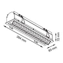 Luminaria de Empotrar en Techo Comercial CO1099BBCA Construlita