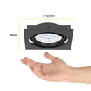 Luminaria de Empotrar en Techo Comercial CO1162NBCA Construlita