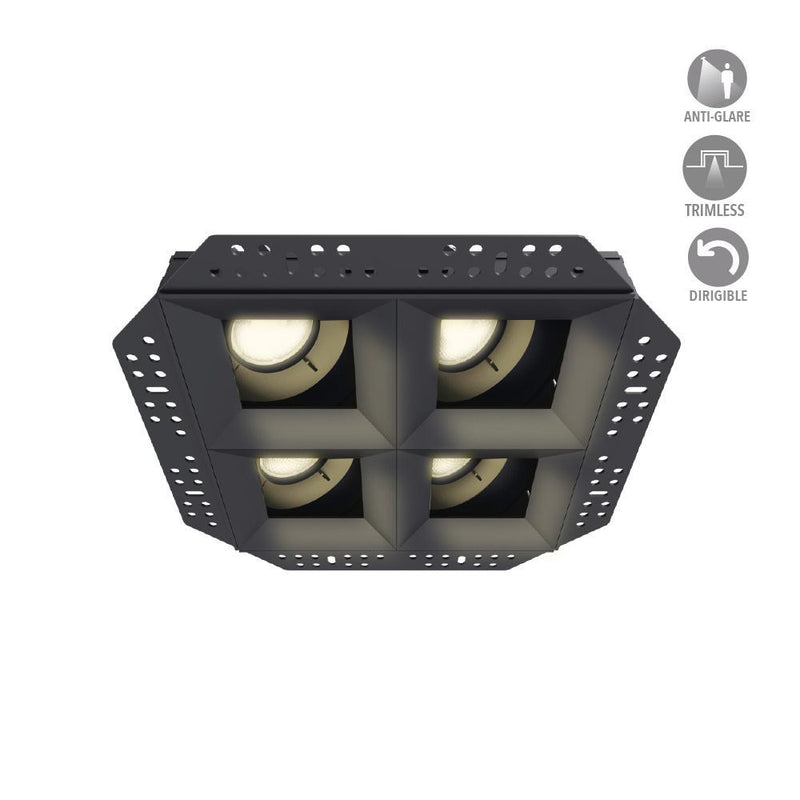 Luminaria de Empotrar en Techo Comercial CO1176NBCA Construlita
