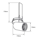 Luminaria de Empotrar en Techo Comercial CO1231NBCA Construlita