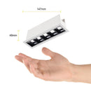 Luminaria de Empotrar en Techo Comercial CO1261BBCA Construlita