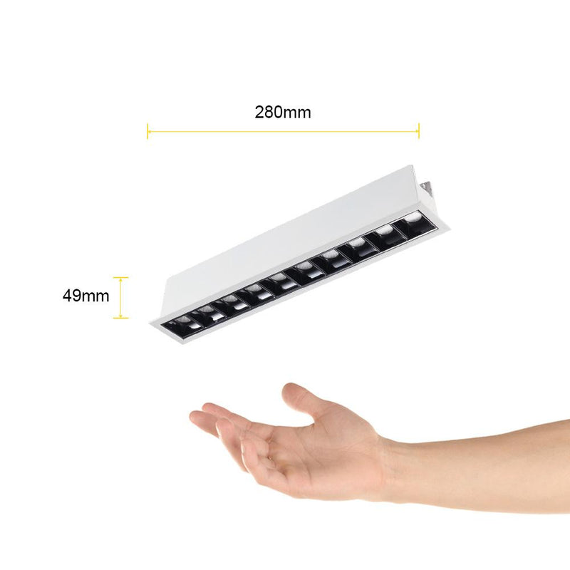 Luminaria de Empotrar en Techo Comercial CO1262BBCA Construlita