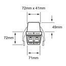 Luminaria de Empotrar en Techo Comercial CO1264NBCA Construlita