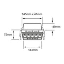 Luminaria de Empotrar en Techo Comercial CO1265NBCA Construlita