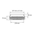 Luminaria de Empotrar en Techo Comercial CO1266NBCA Construlita