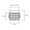 Luminaria de Empotrar en Techo Comercial CO1271NBCA Construlita
