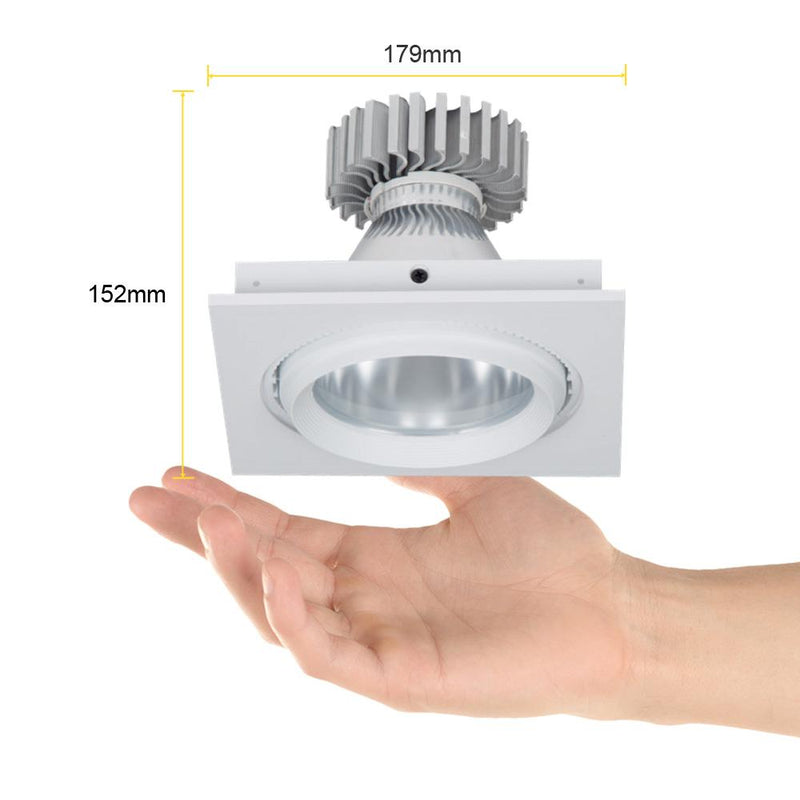 Luminaria de Empotrar en Techo Comercial CO1625BBNA Construlita