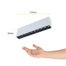 Luminaria de Sobreponer en Techo Comercial CO4081BBCA Construlita