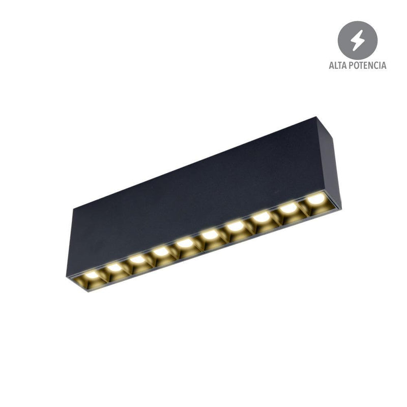 Luminaria de Sobreponer en Techo Comercial CO4081NBCA Construlita