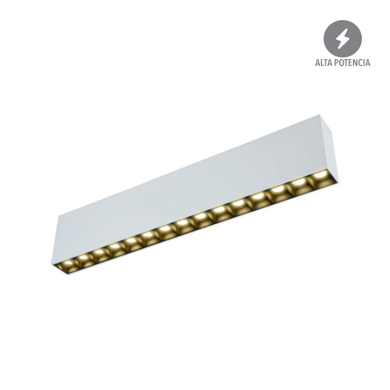 Luminaria de Sobreponer en Techo Comercial CO4082BBCA Construlita