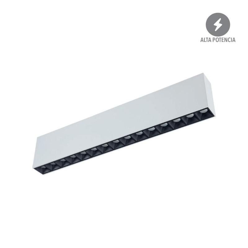 Luminaria de Sobreponer en Techo Comercial CO4082BBCA Construlita