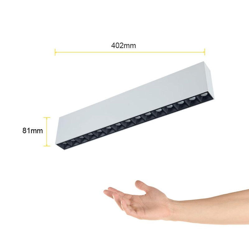Luminaria de Sobreponer en Techo Comercial CO4082BBCA Construlita
