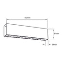 Luminaria de Sobreponer en Techo Comercial CO4082BBCA Construlita