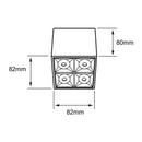Luminaria de Sobreponer en Techo Comercial CO4083NBCA Construlita